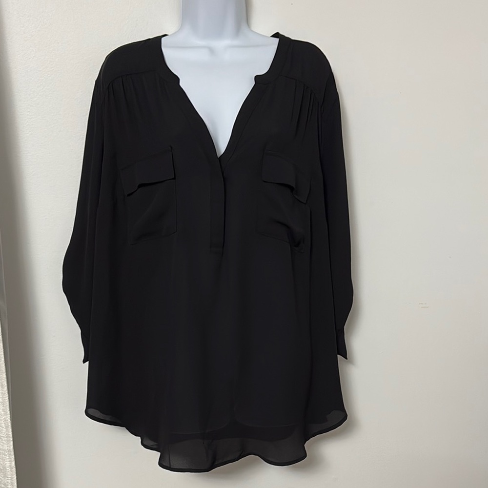 Torrid Harper Black Women's Blouse
